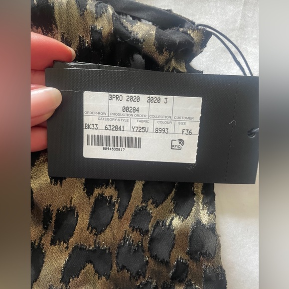 YSL Saint Laurent ✨NWT✨ Metallic Leopard Tank Top, Size Small - Picture 14 of 14